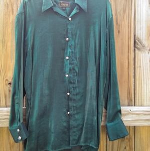 Green Button up Shirt